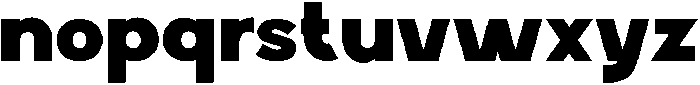 Bueronze Black otf (900) Font LOWERCASE