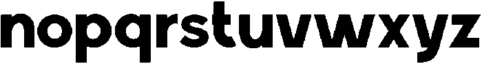Bueronze-Bold otf (700) Font LOWERCASE