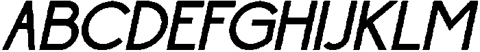Bueronze-Italic otf (400) Font UPPERCASE