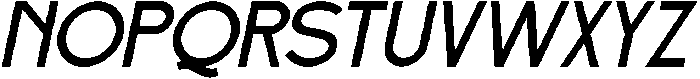 Bueronze-Italic otf (400) Font UPPERCASE