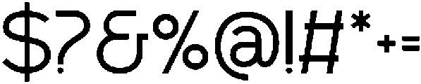 Bueronze Light otf (300) Font OTHER CHARS