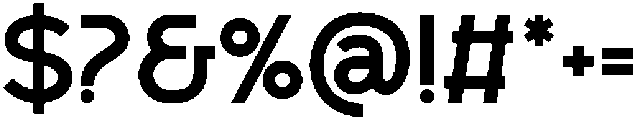 Bueronze Medium otf (500) Font OTHER CHARS