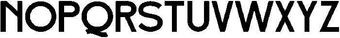 Bueronze Medium otf (500) Font UPPERCASE