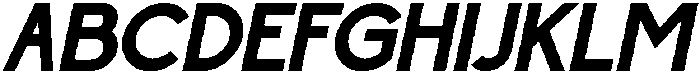 Bueronze Semi Bold Italic otf (600) Font UPPERCASE