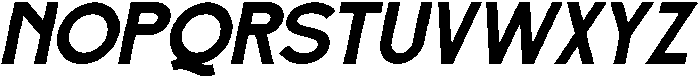 Bueronze Semi Bold Italic otf (600) Font UPPERCASE