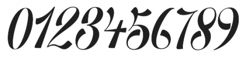 Bufally Script Italic Regular otf (400) Font OTHER CHARS