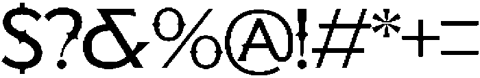 Bufalo Chotten otf (400) Font OTHER CHARS