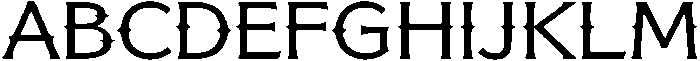 Bufalo Chotten otf (400) Font UPPERCASE