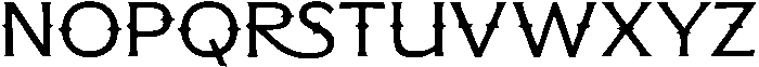 Bufalo Chotten otf (400) Font UPPERCASE