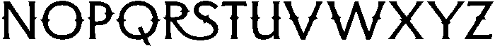 Bufalo Chotten otf (400) Font LOWERCASE