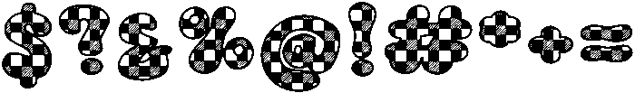 Buffalo Plaid Regular otf (400) Font OTHER CHARS
