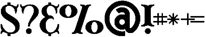 Buffalo Regular otf (400) Font OTHER CHARS