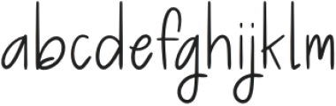 Buffaly Regular otf (400) Font LOWERCASE