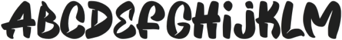 Buffart Regular otf (400) Font LOWERCASE