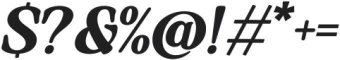 Buffy Light Italic otf (300) Font OTHER CHARS