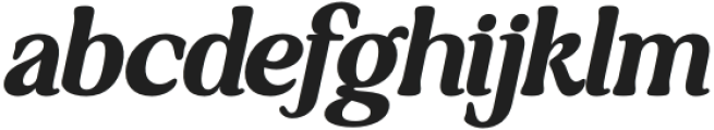 Buffy Light Italic otf (300) Font LOWERCASE