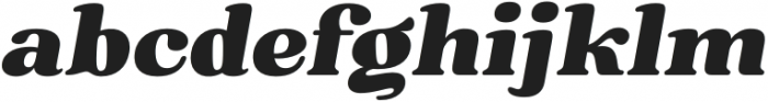 Bugaki-Italic otf (400) Font LOWERCASE