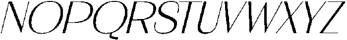 Bugery Gantik Italic otf (400) Font UPPERCASE