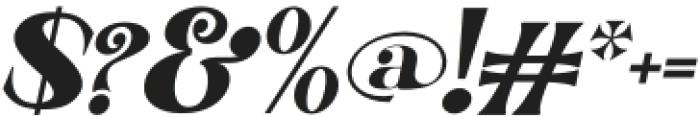 Bugilo Italic otf (400) Font OTHER CHARS