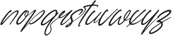 Bugley Yarkest Italic Italic otf (400) Font LOWERCASE