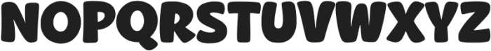 Buhega Chocoo Regular otf (400) Font LOWERCASE