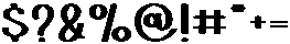 Building Block Regular otf (400) Font OTHER CHARS