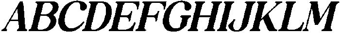 Builds Haven Italic otf (400) Font UPPERCASE