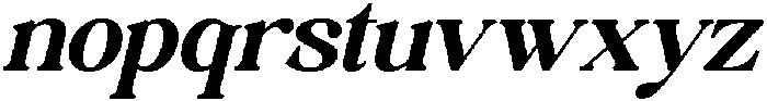 Builds Haven Italic otf (400) Font LOWERCASE
