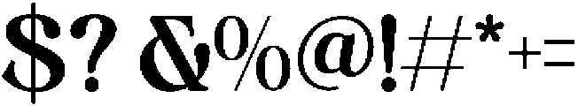 Builds Haven otf (400) Font OTHER CHARS