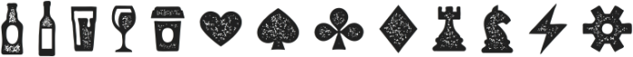 Bujole Symbols ttf (400) Font LOWERCASE