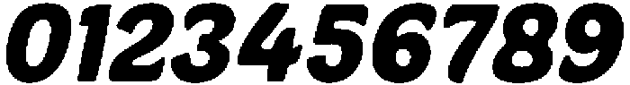 Bukbon Slant otf (400) Font OTHER CHARS