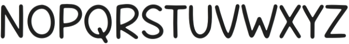Bukukoo Regular otf (400) Font UPPERCASE
