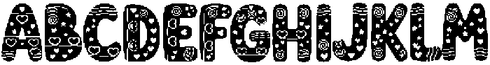 Bula Peace Regular otf (400) Font UPPERCASE