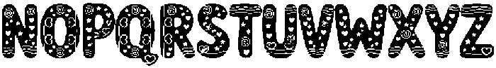 Bula Peace Regular otf (400) Font UPPERCASE