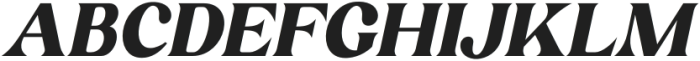 BulgariClub-Italic otf (400) Font UPPERCASE