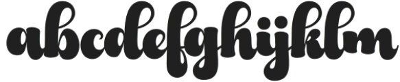 Bulgew-Regular otf (400) Font LOWERCASE