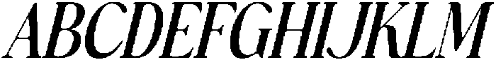 Bulings Nature Italic Italic otf (400) Font UPPERCASE