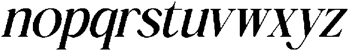 Bulings Nature Italic Italic otf (400) Font LOWERCASE