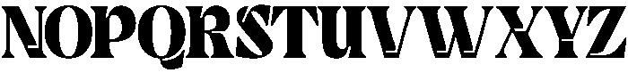 Bulky Foot Regular otf (400) Font UPPERCASE