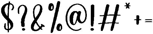 Bulky Regular otf (400) Font OTHER CHARS