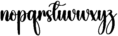 Bulky Regular otf (400) Font LOWERCASE