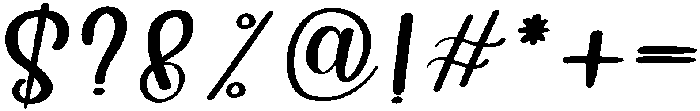 Bulky Regular otf (400) Font OTHER CHARS