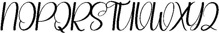 Bulky Regular otf (400) Font UPPERCASE