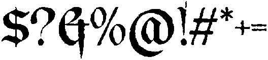 BulldachLettra-Distressed otf (400) Font OTHER CHARS