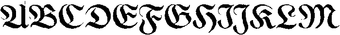BulldachLettra-Distressed otf (400) Font UPPERCASE