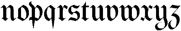 BulldachLettra otf (400) Font LOWERCASE