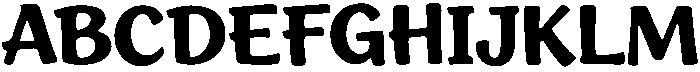 Bulldog Regular otf (400) Font UPPERCASE