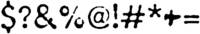 Bullet Sans TM Regular otf (400) Font OTHER CHARS