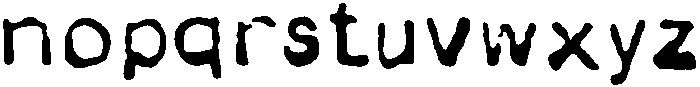 Bullet Sans TM Regular otf (400) Font LOWERCASE