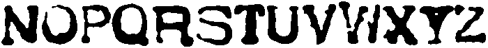 Bullet Serif TM Regular otf (400) Font UPPERCASE